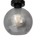 Lampa sufitowa - SOFIA SMOKED - czarny - 1xE27 - MLP6574