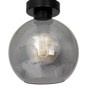 Lampa sufitowa - SOFIA SMOKED - czarny - 1xE27 - MLP6574