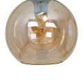 Lampa sufitowa - SOFIA AMBER - czarny - 1xE27 - MLP6575
