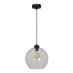 Lampa wisząca - SOFIA CLEAR - czarny - 1xE27 - MLP6576