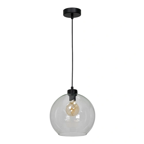 Lampa wisząca - SOFIA CLEAR - czarny - 1xE27 - MLP6576