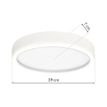 Plafon LED CCT - GEA WHITE 36W 390mm - ML6393 - wymiary