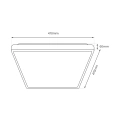 Plafon LED - FABIO BLACK 35W 4000K - ML7937 - wymiary