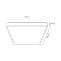 Plafon LED - FABIO WHITE 35W 4000K - ML7936 - wymiary