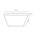 Plafon LED - FABIO WHITE 23W 4000K - ML7934 - wymiary