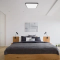 Plafon LED - FABIO BLACK 23W 4000K - ML7935 -realizacja-