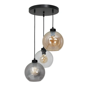 Lampa wisząca - SOFIA MIX - czarny - 3xE27 - MLP6585