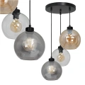 Lampa wisząca - SOFIA MIX - czarny - 3xE27 - MLP6585