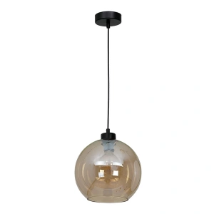 Lampa wisząca - SOFIA AMBER - czarny - 1xE27 - MLP6578
