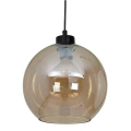 Lampa wisząca - SOFIA AMBER - czarny - 1xE27 - MLP6578