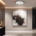 Plafon LED CCT - BUBBLES GOLD 30W 390mm z pilotem - ML8128 -realizacja