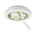 Plafon LED CCT - BUBBLES GOLD 30W 390mm z pilotem - ML8128