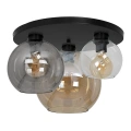 Lampa sufitowa - SOFIA MIX - czarny - 3xE27 - MLP6589