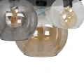 Lampa sufitowa - SOFIA MIX - czarny - 3xE27 - MLP6589