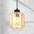 Lampa wisząca - SOMBRA AMBER - czarny - 1xE27 - MLP8370