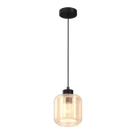 Lampa wisząca - SOMBRA AMBER - czarny - 1xE27 - MLP8370
