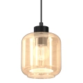 Lampa wisząca - SOMBRA AMBER - czarny - 1xE27 - MLP8370
