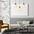 Lampa wisząca - SOMBRA AMBER - czarny - 3xE27 - MLP8371 - realizacja