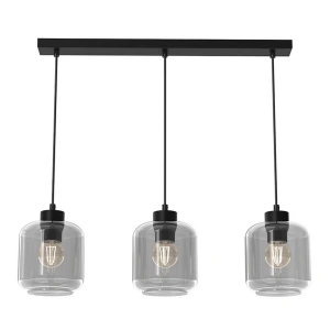 Lampa wisząca - SOMBRA SMOKED - czarny - 3xE27 - MLP8374