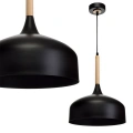 Lampa wisząca - TAYLOR - czarny - 1xE27 - MLP6218