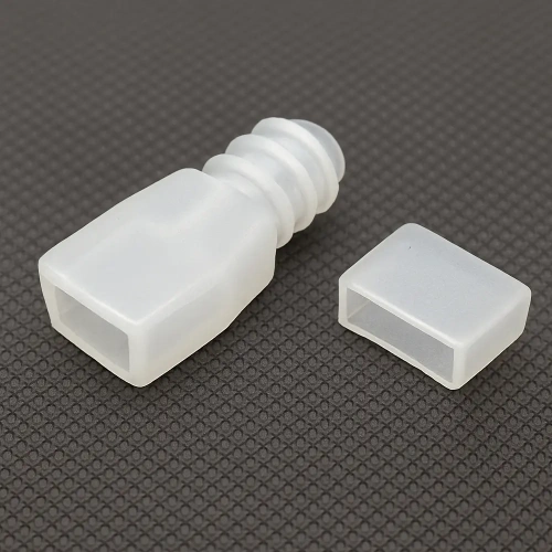Przyłącze z zaślepką silikonową do taśmy LED IP67 - 12mm