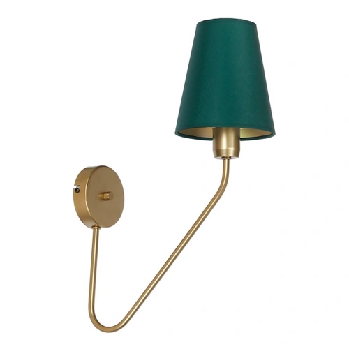 Lampa ścienna - VICTORIA - mosiądz - 1xE27 - MLP4906
