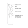 Plafon LED CCT - MEGAN 48W 480mm - ML6397 - instrukcja obsługi pilota