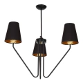 Lampa sufitowa - VICTORIA - czarny - 3xE27 - MLP4912