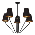 Lampa sufitowa - VICTORIA - czarny - 5xE27 - MLP4913