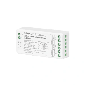 Odbiornik LED 2w1 - MONO / CCT - 12-48V 10A - 2-wires - LC2-RF