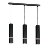 Lampa wisząca - VIDAR - czarny - 3xGU10 - MLP5404