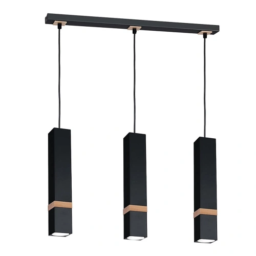 Lampa wisząca - VIDAR - czarny - 3xGU10 - MLP5404