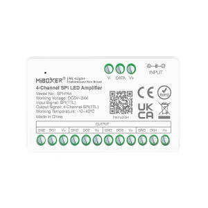 Wzmacniacz sygnału cyfrowego SPI - 5-24 VDC - 1 kanał na 4 kanały - SPI-PA4