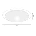 Plafon LED CCT - SONIC 35W z pilotem - ML6410 - wymiary