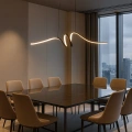 Lampa wisząca - LOOP - czarny - 28W LED - ML1577 - realizacja