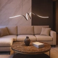 Lampa wisząca - LOOP - czarny - 28W LED - ML1577 - realizacja