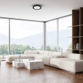 Plafon LED 3CCT - EVORA ROUND CZARNY 6W - ML1789 - realizacja