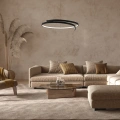 Lampa wisząca - LORENZO - czarny - 35W LED - ML1583 - realizacja