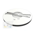 Plafon LED 3CCT - EVORA ROUND CZARNY 24W - ML1791 - barwy światła