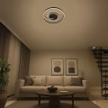 Lampa sufitowa - LORENZO - czarny - 22W LED - ML1848 - realizacja