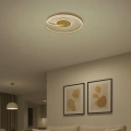 Lampa sufitowa - LORENZO - złoty - 22W LED - ML1849 - realizacja
