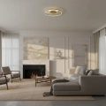 Lampa sufitowa - LORENZO - złoty - 22W LED - ML1849 - realizacja