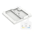 Plafon LED 3CCT - EVORA SQUARE BIAŁY 24W - ML1794 - barwy światła
