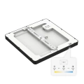 Plafon LED 3CCT - EVORA SQUARE CZARNY 18W - ML1796 - barwy światła
