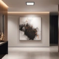 Plafon LED 3CCT - EVORA SQUARE CZARNY 24W - ML1797 - realizacja