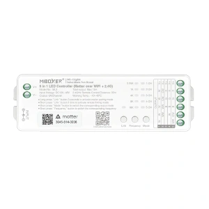 Sterownik LED 5w1 (Matter) - Mono /CCT /RGB /RGB+CCT - 12-48V DC 15A - Wifi - ML5