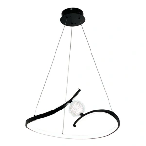 Lampa wisząca - PERLA - czarny - 34W LED - ML1177