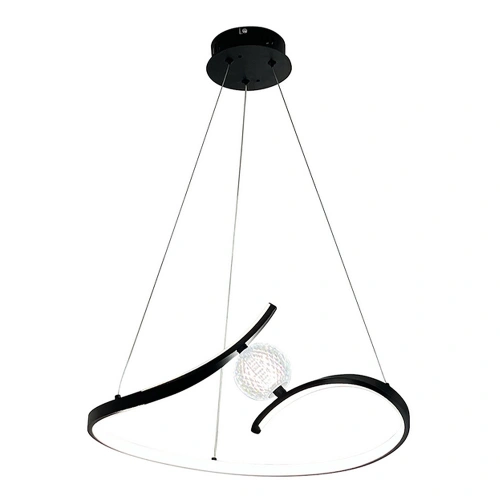 Lampa wisząca - PERLA - czarny - 34W LED - ML1177