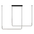 Lampa wisząca - HORIZON - czarny - 22W LED - ML1180