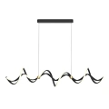 Lampa wisząca - COLIA - czarny/złoty - 55W LED - ML1182